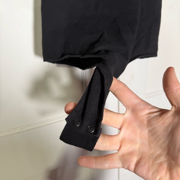 American Eagle Black Bodysuit Super Soft Size Large Stretch - Picture 3 of 8